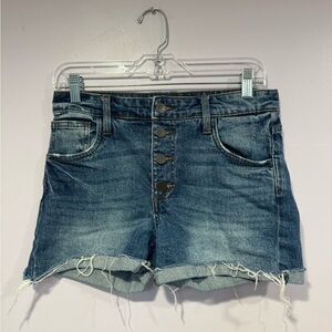 Kut from the‎ Kloth Gidget denim button fly shorts
